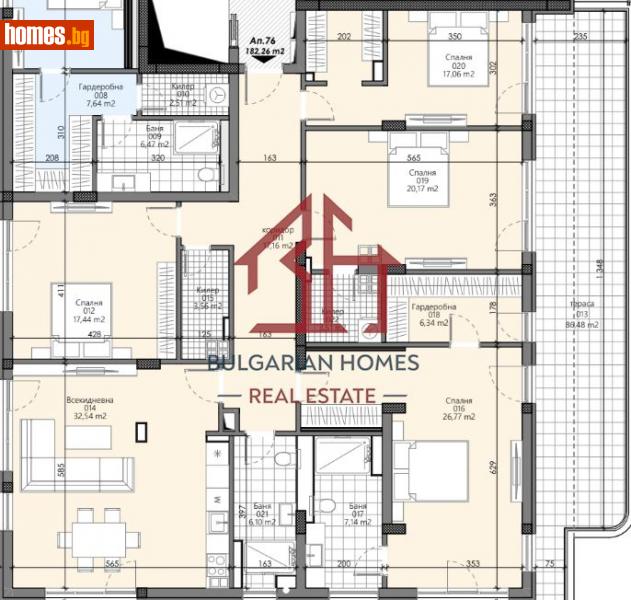 Многостаен, 301m² - Жк. Сердика, София - Апартамент за продажба - Bulgarian Homes - 113658149
