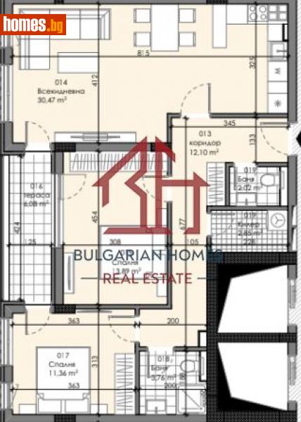 Тристаен, 114m² - Жк. Сердика, София - Апартамент за продажба - Bulgarian Homes - 113658154