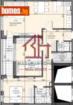 Тристаен, 114m² - Апартамент за продажба - 113658164