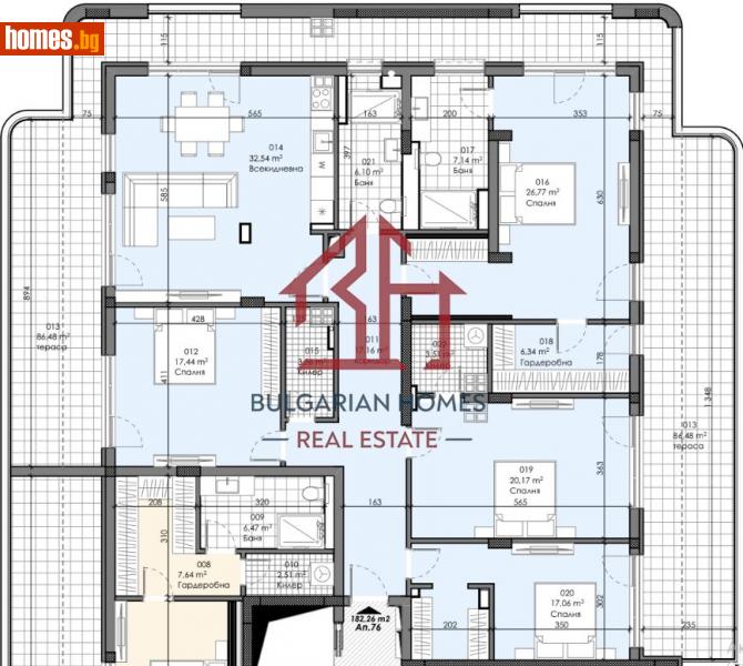 Многостаен, 301m² - Жк. Сердика, София - Апартамент за продажба - Bulgarian Homes - 113658169