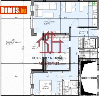 Тристаен, 114m² - Апартамент за продажба - 113658174