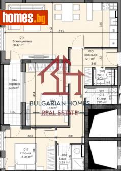 Тристаен, 114m² - Апартамент за продажба - 113658179