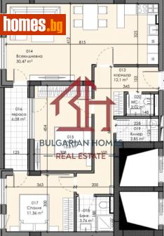 Тристаен, 114m² - Апартамент за продажба - 113658189