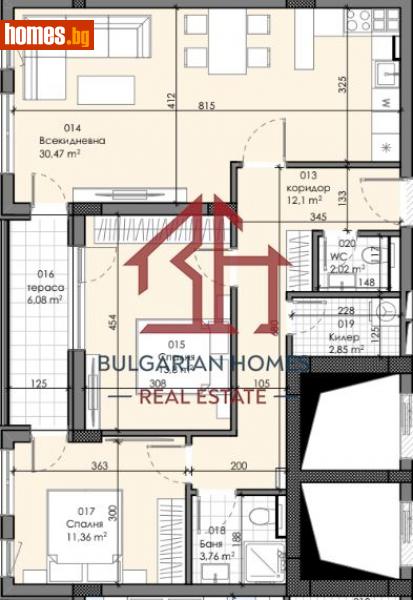 Тристаен, 114m² - Жк. Зона Б18, София - Апартамент за продажба - Bulgarian Homes - 113658199