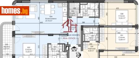 Тристаен, 113m² - Апартамент за продажба - 113658264