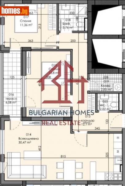 Тристаен, 114m² - Жк. Зона Б18, София - Апартамент за продажба - Bulgarian Homes - 113658284