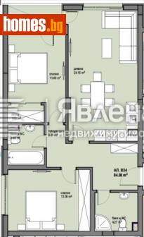 Тристаен, 95m² - Апартамент за продажба - 113672864