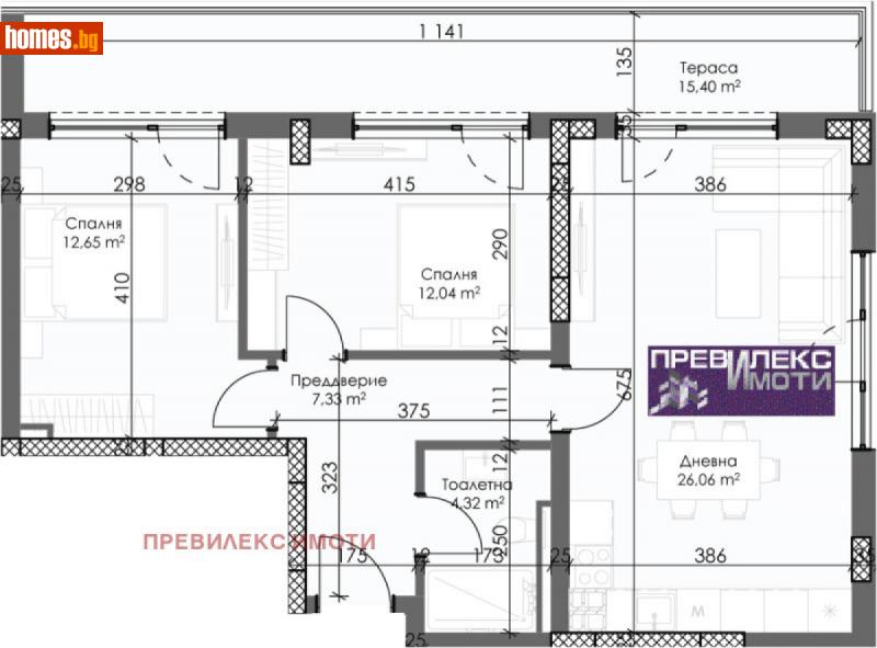 Тристаен, 109m² - Кв. Каменица , Пловдив - Апартамент за продажба - Превилекс имоти ЕООД - 113674388