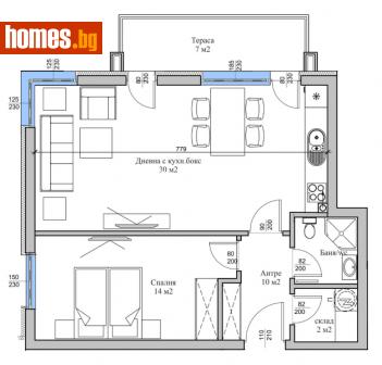 Двустаен, 78m² - Апартамент за продажба - 113690750