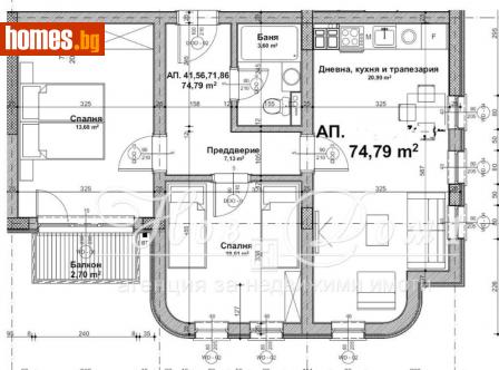 Тристаен, 97m² - Апартамент за продажба - 113691354