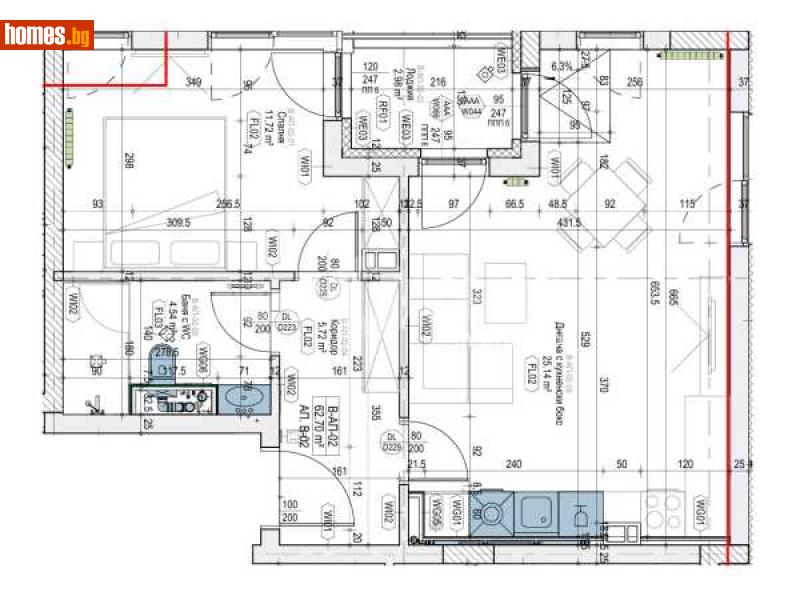 Двустаен, 80m² - Жк. Младост 2, София - Апартамент за продажба - ИМОТЕКА АД - 113706716
