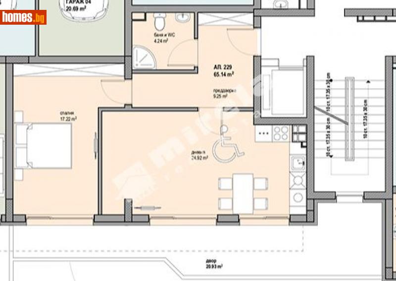 Двустаен, 77m² - София, София - град - Апартамент за продажба - МИРЕЛА - 113722052