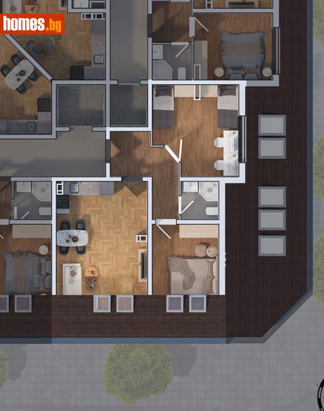 Тристаен, 90m² - Жк. Дружба 1, София - Апартамент за продажба - Ирида - 113725212