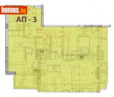 Тристаен, 108m² - Апартамент за продажба - 113738701