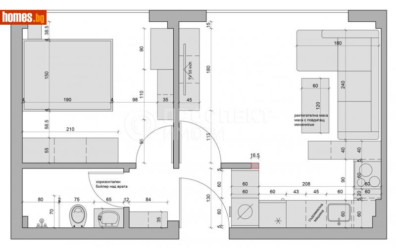 Двустаен, 55m² - Кв. Кършияка, Пловдив - Апартамент за продажба - Проспект Имоти  - 113743022