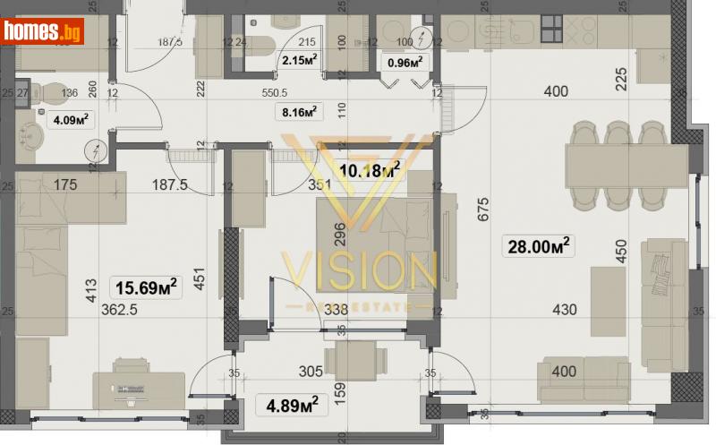 Тристаен, 100m² - Жк. Овча Купел, София - Апартамент за продажба - Vision Real Estate - 113743083