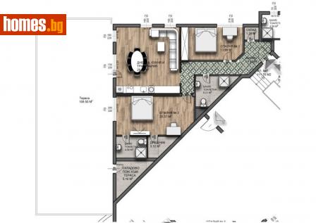 Тристаен, 220m² - Апартамент за продажба - 113754663
