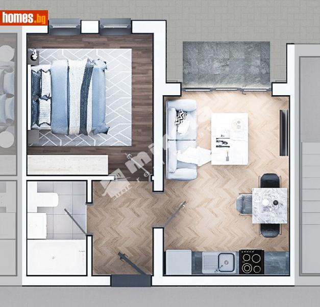 Двустаен, 58m² - Жк. Зона Б19, София - Апартамент за продажба - МИРЕЛА - 113759835