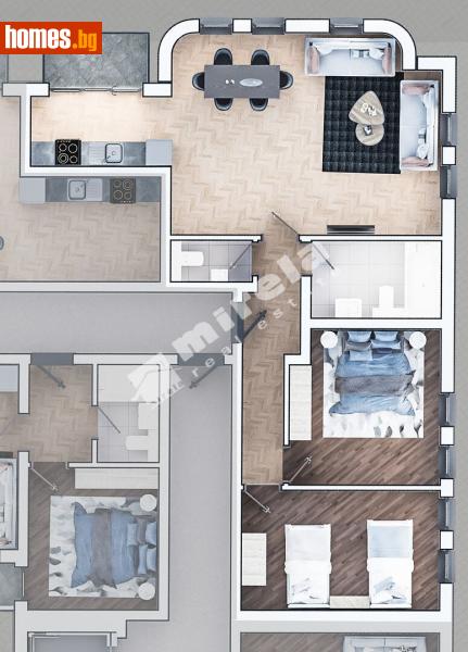 Тристаен, 134m² - Жк. Зона Б19, София - Апартамент за продажба - МИРЕЛА - 113759839
