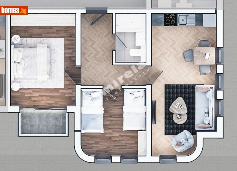 Тристаен, 97m² - Жк. Зона Б19, София - Апартамент за продажба - МИРЕЛА - 113759843