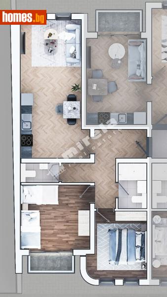 Тристаен, 102m² - Жк. Зона Б19, София - Апартамент за продажба - МИРЕЛА - 113759859