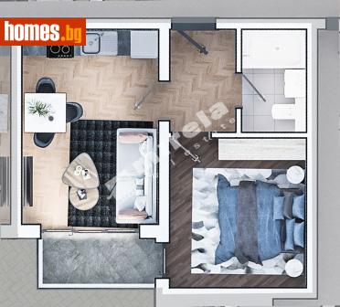 Двустаен, 57m² - Апартамент за продажба - 113759861