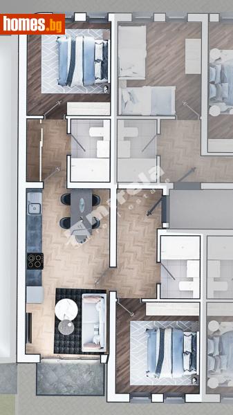 Тристаен, 105m² - Жк. Зона Б19, София - Апартамент за продажба - МИРЕЛА - 113759921