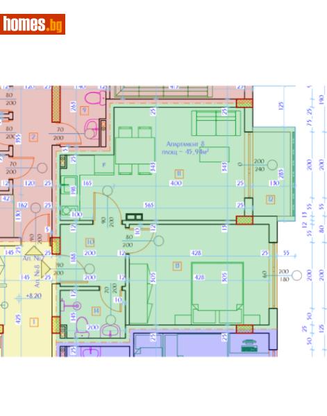 Двустаен, 52m² - Жк. Баларбаши, Благоевград - Апартамент за продажба - Domoss - 113761754
