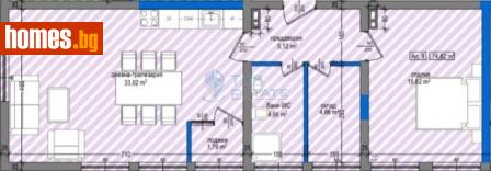 Двустаен, 75m² - Апартамент за продажба - 113773529
