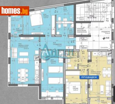 Тристаен, 114m² - Апартамент за продажба - 113781426