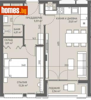 Двустаен, 66m² - Апартамент за продажба - 113781660