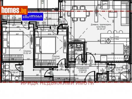 Тристаен, 113m² - Апартамент за продажба - 113786395