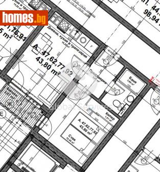 Двустаен, 56m² - Апартамент за продажба - 113810021
