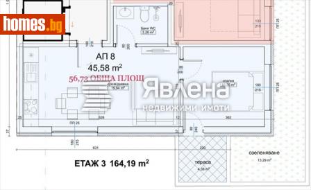 Двустаен, 57m² - Апартамент за продажба - 113812780