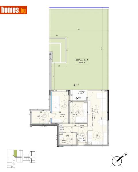 Тристаен, 238m² - Кв. Малинова Долина, София - Апартамент за продажба - LATIRA - 113816567