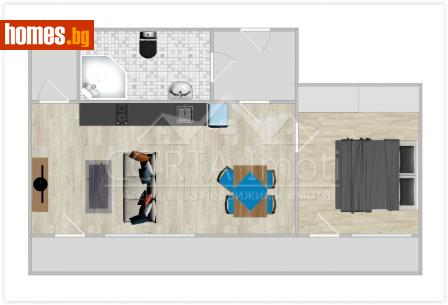 Двустаен, 63m² - Апартамент за продажба - 113818269