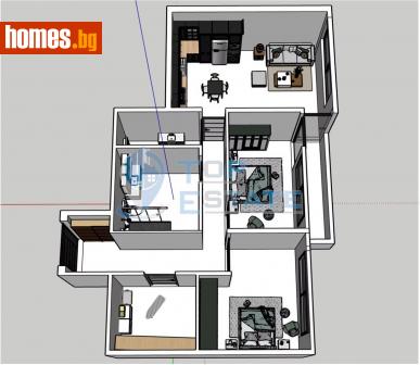 Тристаен, 103m² - Апартамент за продажба - 113821319