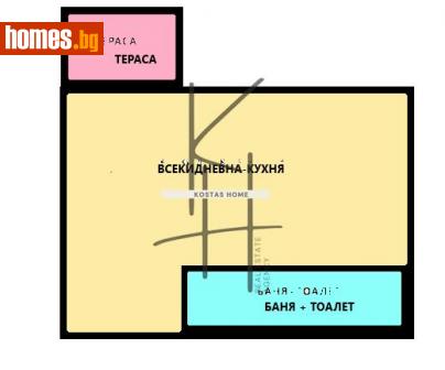 Едностаен, 60m² - Апартамент за продажба - 113822784