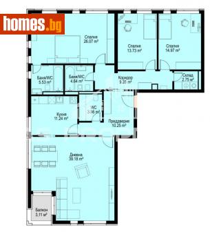 Многостаен, 189m² - Апартамент за продажба - 113822839