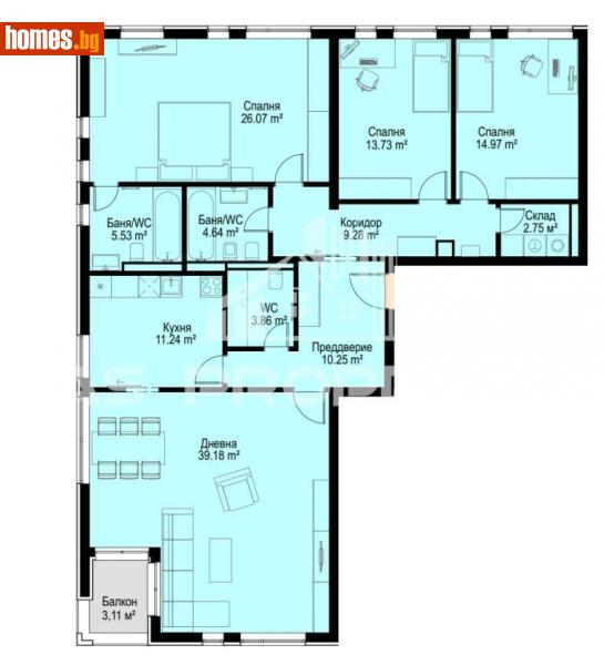 Многостаен, 189m² - Кв. Бояна, София - Апартамент за продажба - BasProperties - 113822839