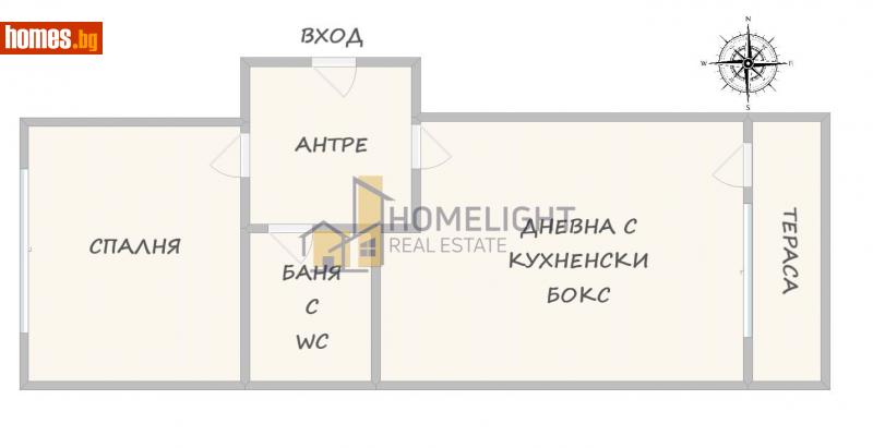 Двустаен, 78m² - Кв. Манастирски Ливади, София - Апартамент за продажба - ХОУМ ЛАЙТ  - 113822865