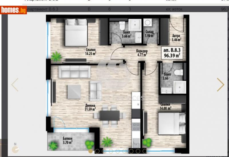 Тристаен, 113m² - Кв. Манастирски Ливади, София - Апартамент за продажба - Глобъл Сървисиз ООД - 113847322