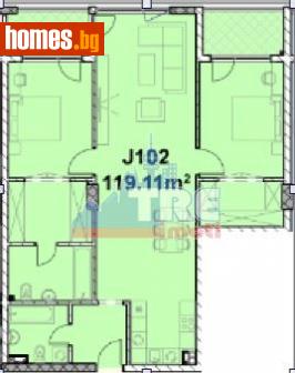 Тристаен, 140m² - Апартамент за продажба - 113851612