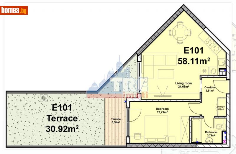 Двустаен, 101m² - Жк. Полигона, София - Апартамент за продажба - ТЕНДЕНЗ РИАЛ ЕСТЕЙТ - 113851633
