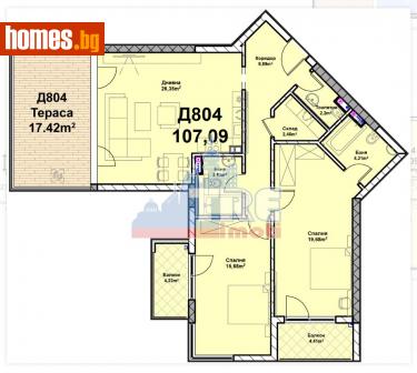 Тристаен, 147m² - Апартамент за продажба - 113851637