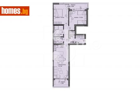 Тристаен, 112m² - Апартамент за продажба - 113864429