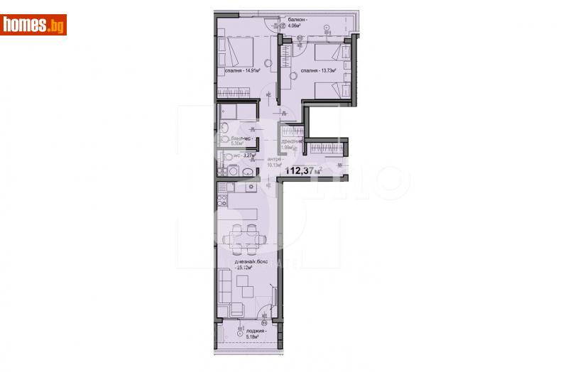 Тристаен, 112m² - Жк. Люлин 5, София - Апартамент за продажба - 3mo офис Амалтея - 113864429
