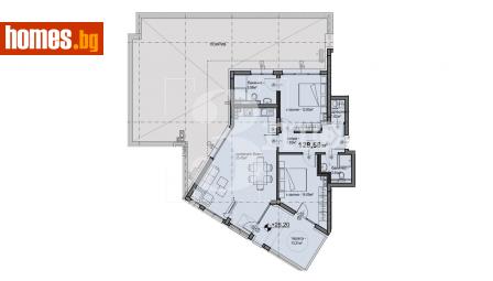 Тристаен, 128m² - Апартамент за продажба - 113864432