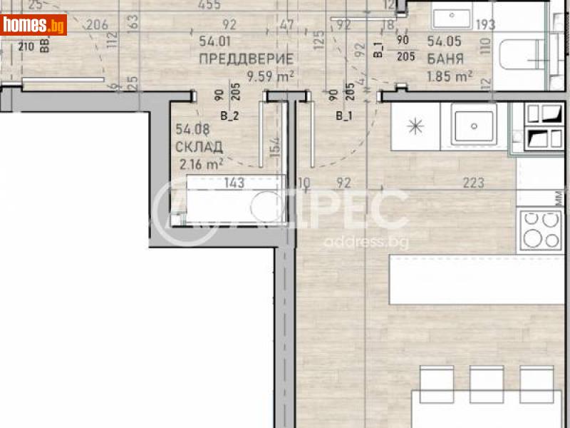 Тристаен, 125m² - София, София - град - Апартамент за продажба - АДРЕС НЕДВИЖИМИ ИМОТИ - 113864876