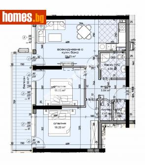 Тристаен, 106m² - Апартамент за продажба - 113865307